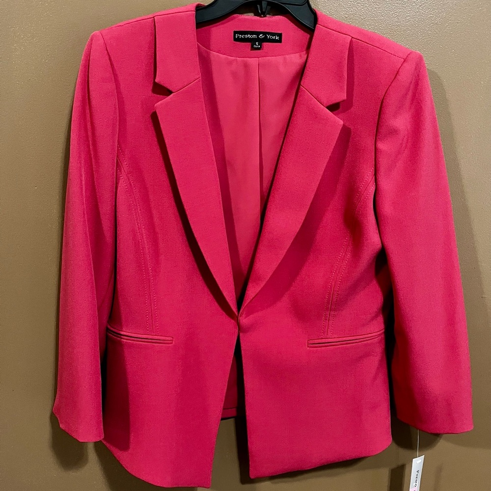 NWT Preston & York size 8 pink suiting jacket/blazer